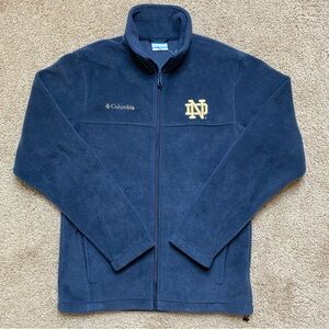 University Notre Dame Full Zip Fleece Jacket